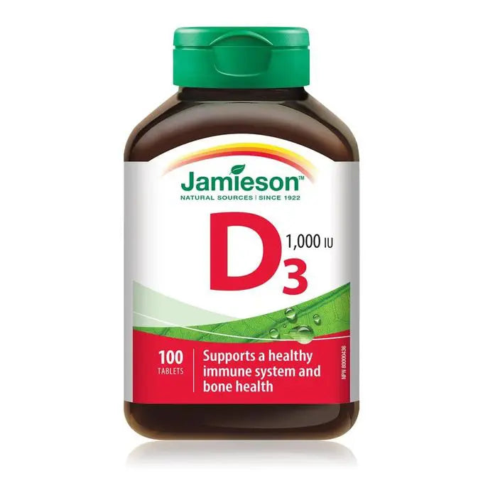 Jamieson Vitamin D3 1000iu Tablets 100`s