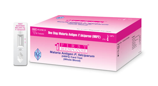 First Response Malaria Antigen P. falciparum - 25 Tests