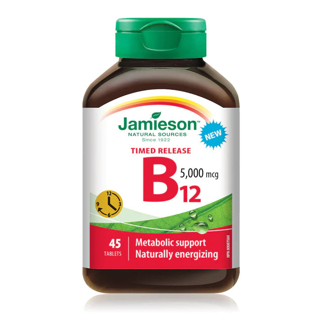 Jamieson Vitamin B12 5000mcg 45's