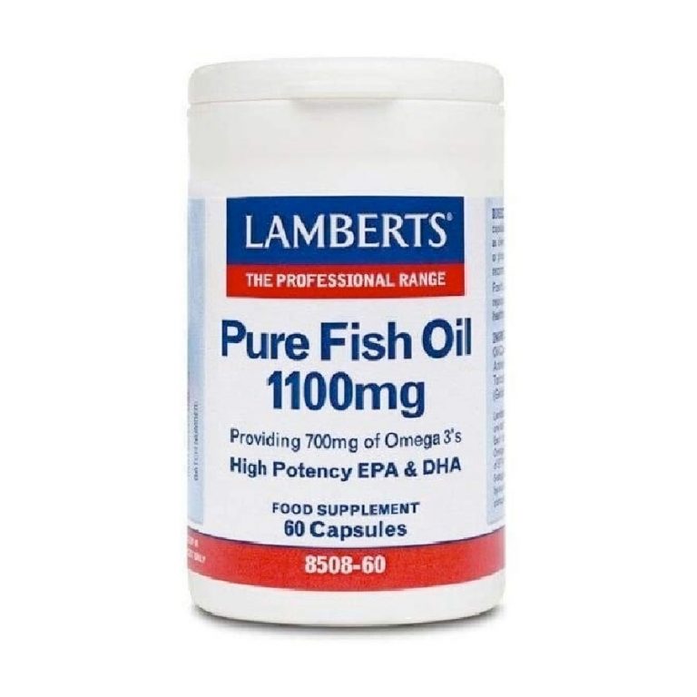 Lamberts Fish Oil 1100mg (Omega 3) Capsules 60's