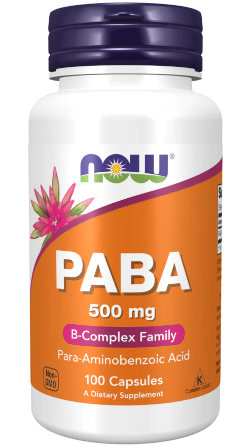 NOW PABA 500mg Capsules 100's