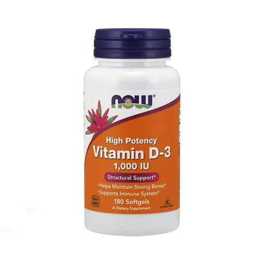 NOW Vitamin D3 1000 iu 180's