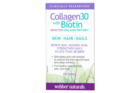 Webber Naturals Collagen with Biotin Tablets 120's