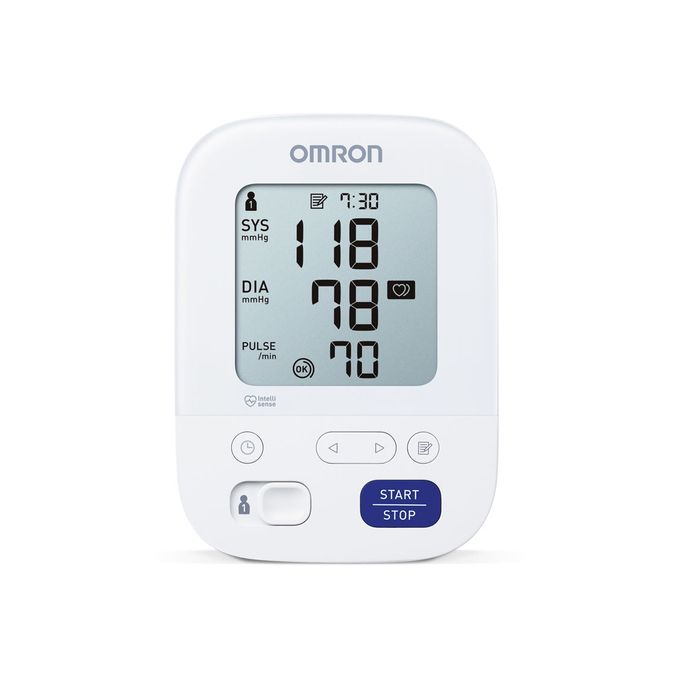 Omron M3 Blood Pressure (BP) Monitor Original- With Large Cuff & 1 Year Warranty - WHITE (7091169722538) (7091170902186)