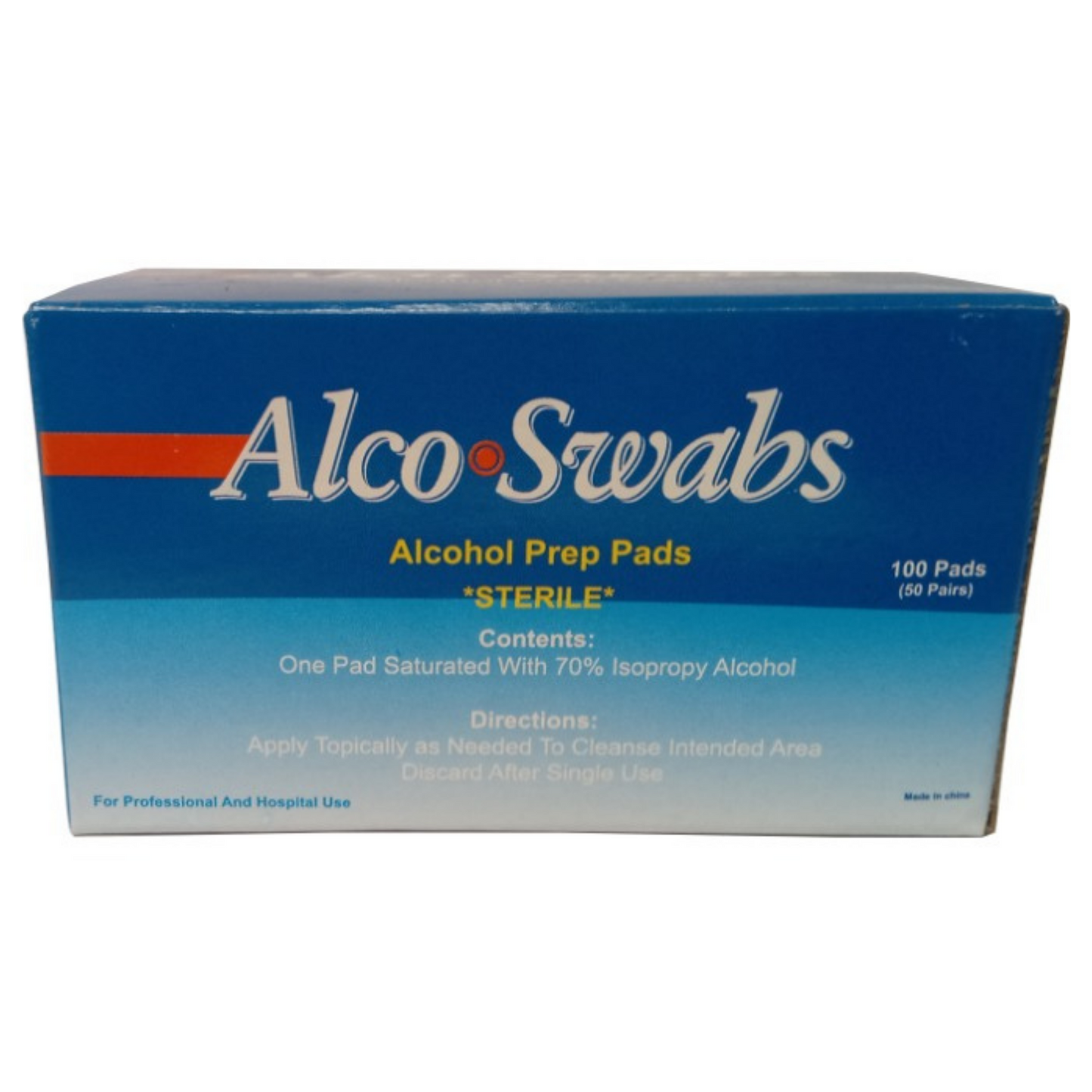 Blood Sugar Test Alcohol Prep Pads