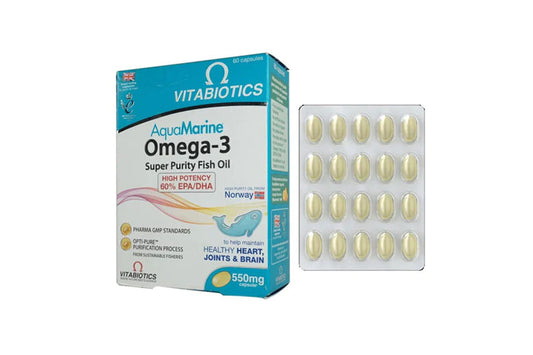 Aquamarine Omega 3 Super Potency Capsules 60s