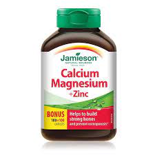 Jamieson Calcium Magnesium + Zinc Caplets 200's