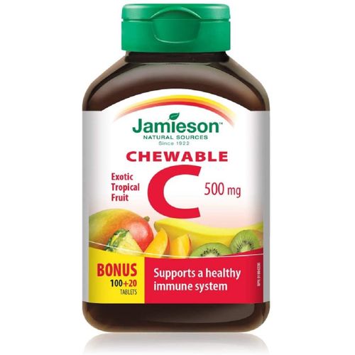 Jamieson Chewable Vitamin C 500mg Tablets 120's