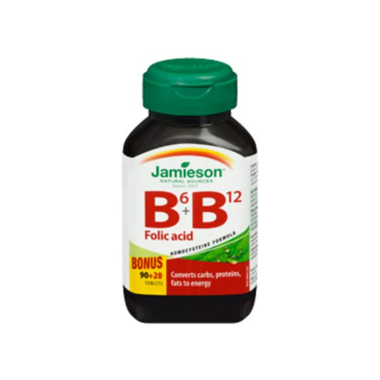 Jamieson Vitamin B6 + B12 And Folic Acid