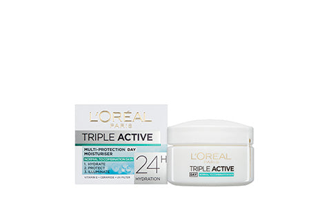 L'oreal Paris Triple Active Day Normal/Combination Skin 50ml
