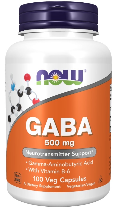 NOW Gaba 500mg Caps 100s