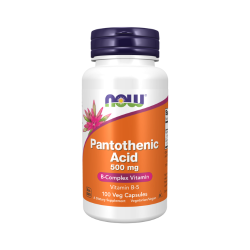 NOW Pantothenic Acid 500 Mg Veg Capsules