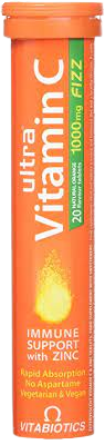 Vitabiotics Ultra Vitamin C with Zinc Effervescent Tabs 20s